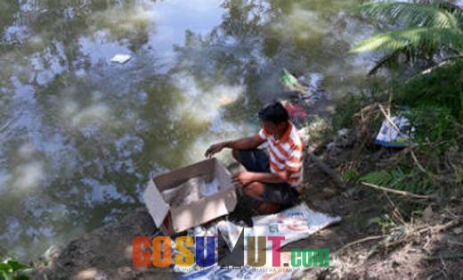 Warga Desa Helvetia Digegerkan Penemuan Mayat Bayi di Pinggir Sungai Deli