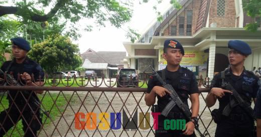 Pengamanan Gereja di Medan Diperketat