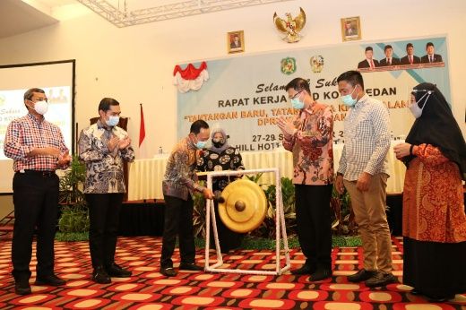 Pjs Wali Kota Buka Raker DPRD Kota Medan