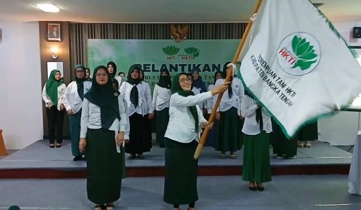 Nuraida Adelia Saragih Resmi Pimpin DPC Perempuan Tani Indonesia HKTI Bangka Tengah
