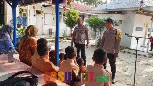 Police Goes to School, Sat Binmas Polres Labuhanbatu Berikan Edukasi Bahaya Narkoba kepada Pelajar