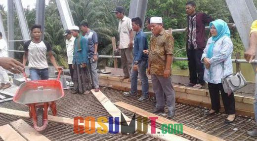Masyarakat 13 Desa Apresiasi Bupati Palas Membangun Jembatan Sidodong