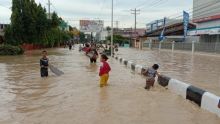 Banjir di Tebingtinggi, Akses Menuju Siantar Lumpuh