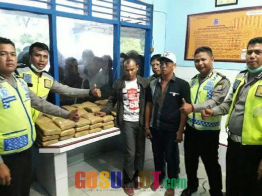 Kurir Narkotika Antar Provinsi Ditangkap, 73 Kg Ganja dari Kutacane Diamankan