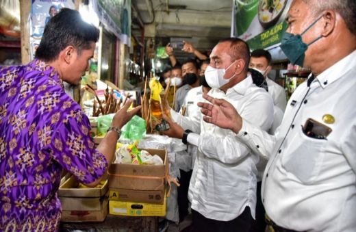 Temukan Disparitas Harga Migor di Pusat Pasar Medan, Gubernur Edy Siapkan Pengawas Harga Pangan