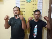 Disebuah Warung, Dua Pengedar Sabu Kompak Ditangkap Tekab Polsek Perbaungan