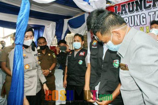 Kapolres Padangsidimpuan Launching Kampung Tangguh Antinarkoba