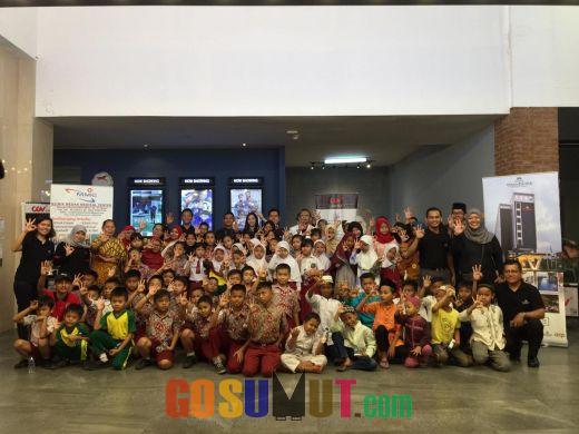 Ratusan Anak Nonton Gratis di Ulang Tahun Hotel Grandhika Setiabudi