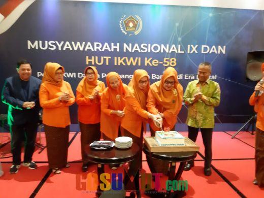 Indah Kirana Pimpin IKWI Pusat Periode 2019-2024