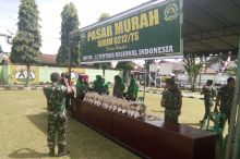 Sambut HUT ke-72 TNI, Kodim 0212/TS Gelar Pasar Murah
