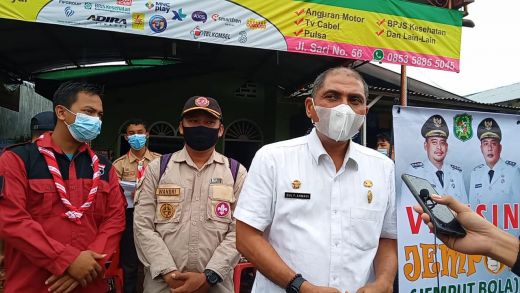 Kwartir Pramuka Kota Medan Bantu Pelaksanaan Vaksinasi di Kelurahan Kedai Durian