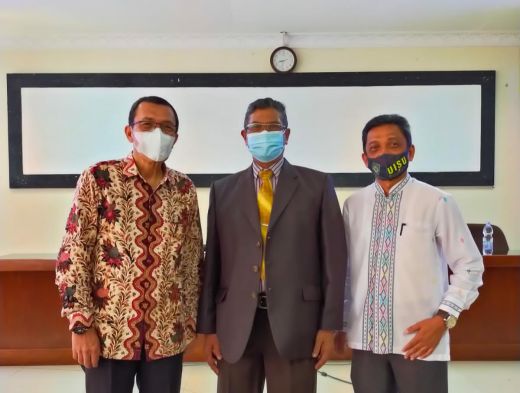 Penyerahan SK Guru Besar UISU, Kepala LLDIKTI Wilayah 1 Apresiasi Prof. Umar Zein