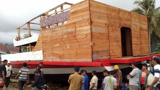 Kapal Rumah Batak Seminggu Lagi Bakal Rampung dan Siap Berlayar di Danau Toba