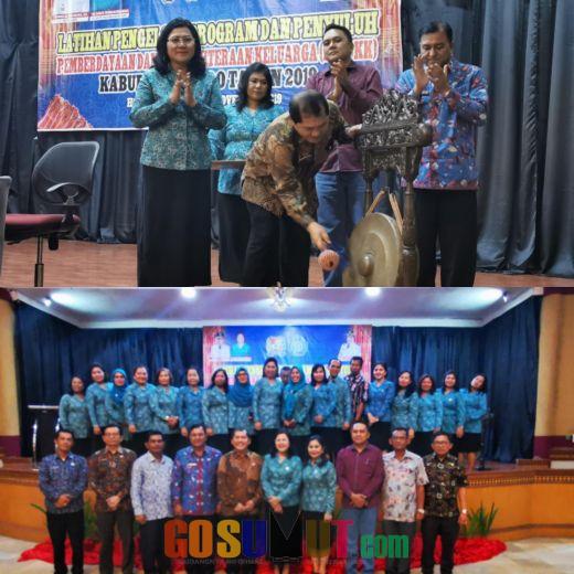 Bupati Karo Buka Pelatihan LP3PKK tahun 2019