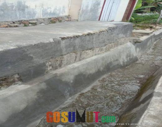 Dikerjakan Asal Tempel, Kadis Perkim Paluta Bakal Tak Proses Pencairan Proyek Rehab Drainase Jalan Nauli