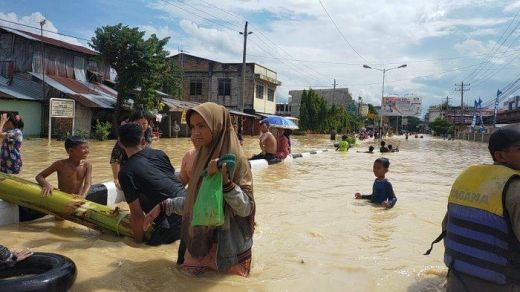Gubsu : 10.000 KK di Tebing Tinggi Terdampak Banjir