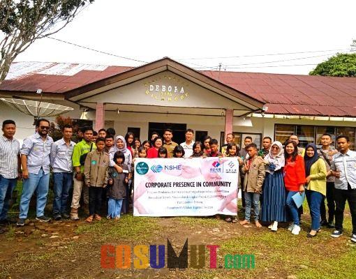 PT NSHE Bersama Sinohydro Corporation Limited Salurkan Bantuan ke Pesantren dan Panti Asuhan di Kecamatan Sipirok Tapsel