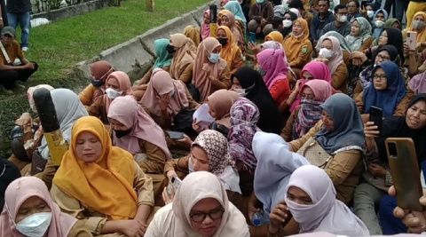 Peserta PPPK Guru Tahun 2023 di Madina Terus Desak Bupati Madina Teken Rekomendasi DPRD