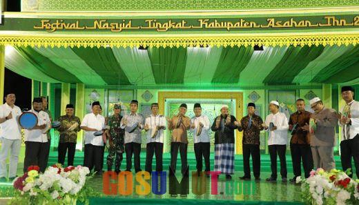 Diikuti 49 Group, Festival Nasyid Tingkat Kabupaten Asahan Dibuka