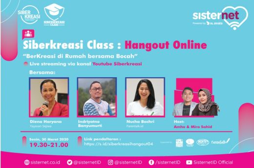 Sisternet - Siberkreasi Lakukan Kelas Edukasi Online
