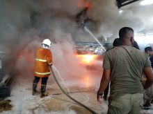 Dapur Blower Perusahaan Karet di Tebingtinggi Terbakar