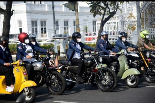 Edy–Ijeck Bersama Bupati/Walikota Konvoi Naik Sepeda Motor ke Acara Musrenbang Sumut