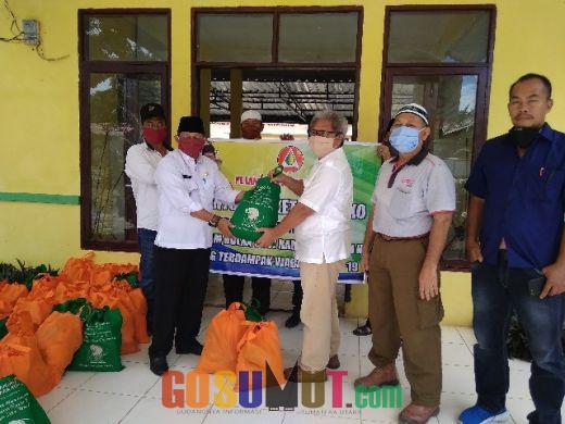 PT.LNK Serahkan 1200 Paket Sembako  Ramadhan