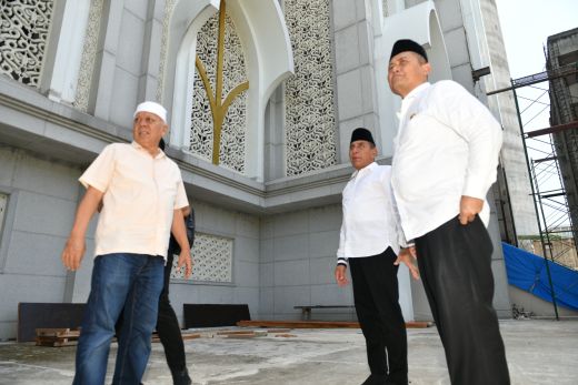 Kontraktor Diminta Rampungkan Masjid Agung, Edy Rahmayadi: 17 Agustus 2023, Kita Sudah Dapat Salat di Sini