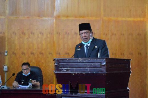 Walikota Padangsidimpuan Sampaikan LKPJ Tahun Anggaran 2019