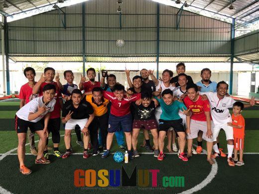 Program Sabtu Sehat, Wartawan dan Waka Polrestabes Medan Galakkan Olahraga Futsal