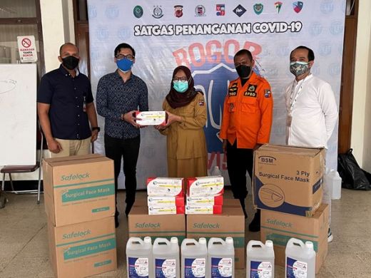 DANA Serahkan Bantuan untuk Penanganan Pandemi Covid 19 di Bogor