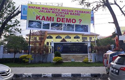 Walikota Medan Ingkar Janji, Jalan Mukhtar Basri tak Kunjung Mulus