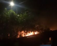 Satu Rumah Ludes Terbakar di Sibatu Kota Padangsidimpuan