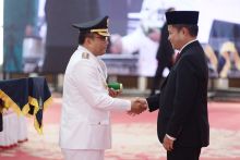 Pj Gubernur Hassanudin Lantik Pj Walikota Padangsidimpuan, Harap Bekerja Lebih Cepat