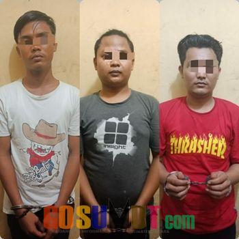 Jeboli Dada Erwin Saragih, Tiga Sekawan Diborgol Polisi