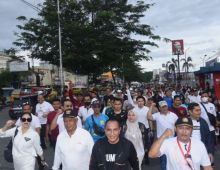Gubernur Edy Jalan Sehat Bersama Masyarakat di Medan, Harapkan Olahraga Jadi Gaya Hidup