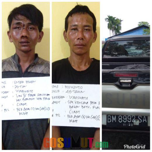 Komplotan Pelaku Pencuri Mobil  Mewah Palas Diciduk Polisi di Lokasi Medan Helvetia 