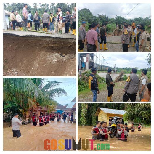 Bencana Banjir Landa 3 Kecamatan di Palas, Ratusan Rumah Terendam, 2 Jembatan Putus