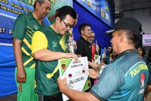 Kasdam Tutup Kejuaraan Tenis Meja Piala Pangdam I/BB; Harap Pemenang bisa Ukir Prestasi di PON XXI Sumut-Aceh