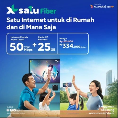 Xl Satu Fiber Xl Axiata Convergence Service For Indonesia World Today News