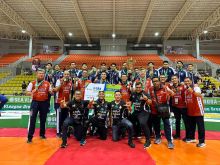Juarai SEA V League 2023, Lokot Nasution Bangga Lagu Kebangsaan Indonesia Raya Menggema di Filipina