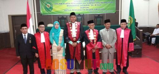 Muhammad Shobirin Dilantik Menjadi Ketua Pengadilan Negeri Sibuhuan