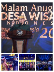 Kampung Warna-Warni Tigarihit Raih Juara Anugerah Desa Wisata Indonesia 2022