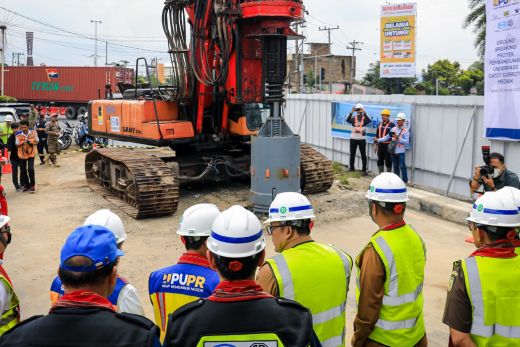 Resmi Dimulai, Segini Biaya Pembangunan Underpass Gatsu Medan
